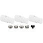 Kit support pour radiateur seche-serviette Catania blanc