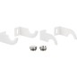 Kit support pour radiateur seche-serviette Ischia, Empoli, Tropea, blanc