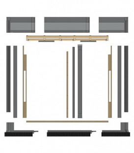 Kit de base intégration toiture pour 2 capteurs SX 2.85