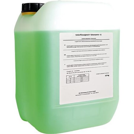 Fluide caloporteur maintenance solaire protection contre la corrosion bidon vert 10 L à diluer