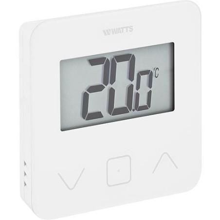 Thermostat radio avec ecran tactile-verre BT-D03-RF-GT Watts Vision