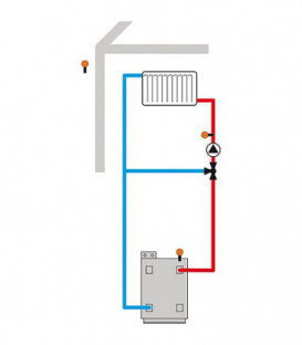 Regulation de chauffage Resol HC 5 capteurs inclus