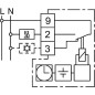 Thermostat numerique Easy 2 w avec horloge hebdomadaire