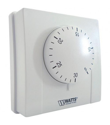 Thermostat ambiant Watts mecanique, Belux, connexion filaire