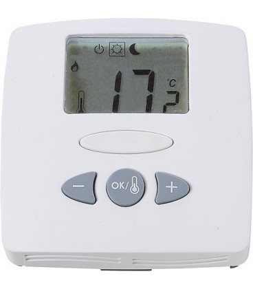 Thermostat ambiance affichage num. WFHT-LCD 230V ANC/ANO sans sonde au sol