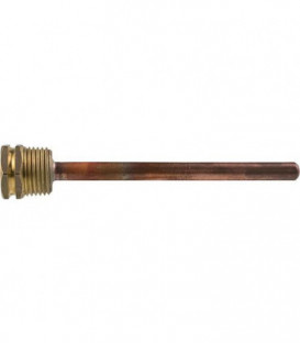 Doigt de gant 1/2" laiton DN7x8mm, L de tube 120mm cuivre