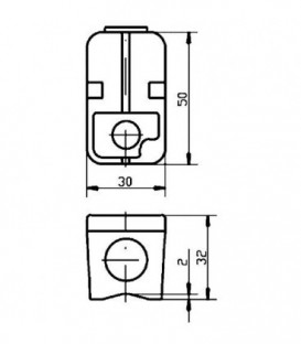 Sonde d´applique Jumo PT100 temp. de service : 50....120°C