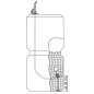 Kit d extension pour systeme de reservoir communicants avec tuyau d aspiration 9 mm (aspiration suspendue)