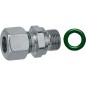 Raccord de vissage en inox G 3/8 cyl. x 10 mm joint special inclus