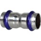 Raccord a sertir inox - paquet diam. 18mm contour V