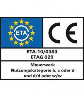 ancre FAZ II K 12/10 Acier électrozingué