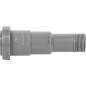 Adaptateur multi male DN25 (1") avec manchon DN40, extrémité à emboîtage, DN40/32 PP gris