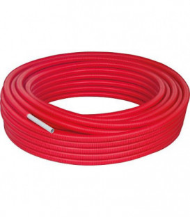 Tube multicouche PEXAL 20x2mm, rouleau de 50m tube de protection rouge