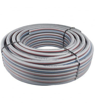 Tube multicouche PEXAL 16x2mm, rouleau de 50m double tube protection