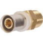 Raccord à sertir pour tube multi. Contour TH, raccord male 16x2mm - 3/4"