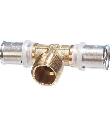 Raccord à compression contour TH pour tube MSVR, T male 18x2 mm - 1/2" - 18x2mm