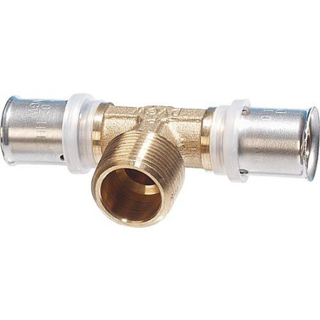 Raccord à compression contour TH pour tube MSVR, T male 18x2 mm - 1/2" - 18x2mm