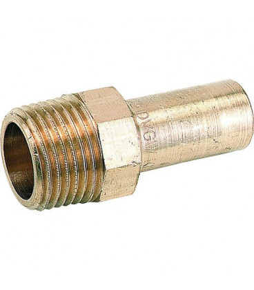 Raccord a sertir bronze Contour V, male 22x1/2 P 4280 G