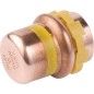 Raccord a sertir en cuivre gaz Capuchon diam. 42 mm, PG 5301 gaz contour V