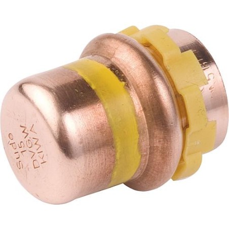 Raccord a sertir en cuivre gaz Capuchon diam. 15 mm, PG 5301 gaz contour V