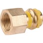 Raccord a sertir en bronze gaz Manchon de reduction filet fem 15x3/4 PG 4270G Gaz contour V