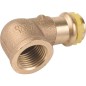 Raccord a sertir en bronze gaz Coude 90° avec filet fem 28x1 PG 4090G Gaz contour V