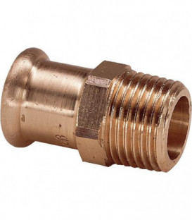 Raccord a sertir en bronze Reduction fem/mâle 54x2" Type 6243g WG907 contour M