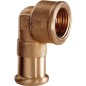 Raccord a sertir en bronze Coude 90° fem/fem 42x11/2" Type 6090g contour M