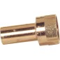 Raccord a sertir en bronze Reduction fil fem 35x11/4" Type 6246g, emmanchement long WG907