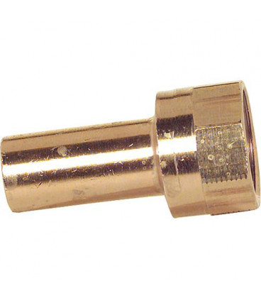 Raccord a sertir en bronze Reduction fil fem 22x1/2" Type 6246g, emmanchement long WG907