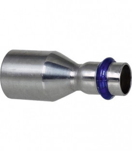 Raccord a sertir inox contour V nipple 54x35 mm