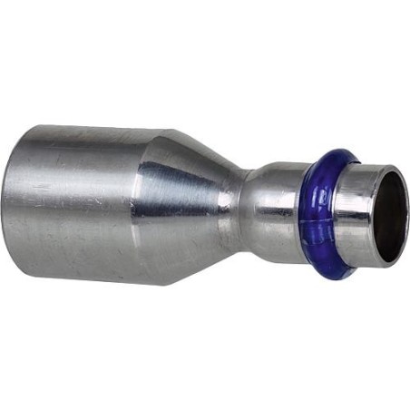 Raccord a sertir inox contour V nipple 42x35 mm