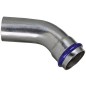 Raccord a sertir inox contour V coude 45° (femxmale) 18 mm