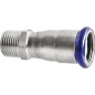 Raccord a sertir en inox Reduction filet male 15x1/2 Contour M