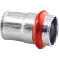 Acier C Contour V raccord A sertir Bouchon 54 mm