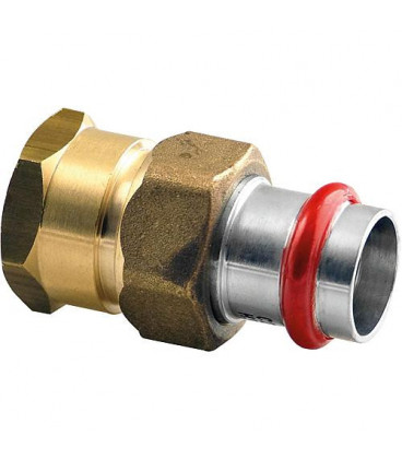 Acier C Contour V Raccord A sertir raccord ecrou tournant femelle joint plat 15 mm X Dn 15 (1/2")