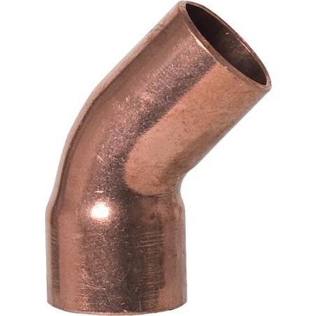 Raccord a souder en cuivre coude 45° fem/male Type 5040 88,9 mm