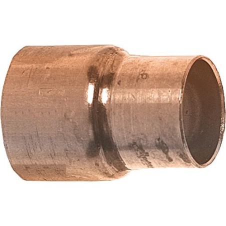 Raccord a souder en cuivre Manchon de reduction fem/fem Type 5240 10x6 mm