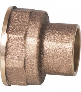 Raccord a souder en bronze 4270g Manchon de reduction 22-R 1/2" filetfemelle WG906 "