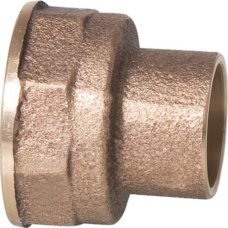 Raccord a souder en bronze 4270g Manchon de reduction 28-R 1" filetfemelle WG906 "