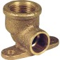 Raccord a souder bronze 4472g coude plafond, 16 mm x 1/2"