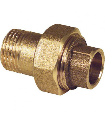 Raccord a souder bronze 4341g raccord a vis, male, 16 mm x 3/4" joint conique