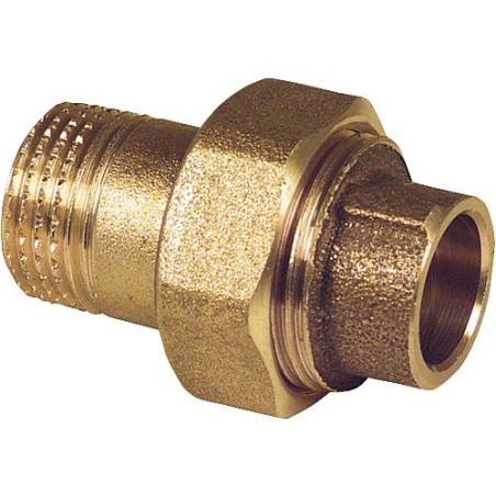 Raccord a souder bronze 4341g raccord a vis, male, 16 mm x 3/4" joint conique