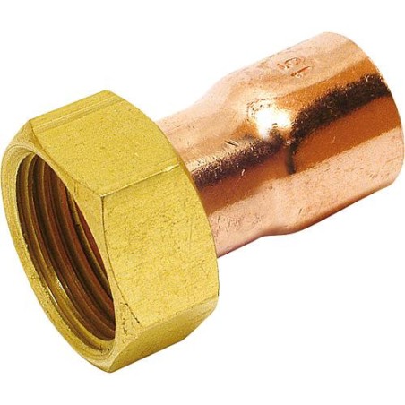 Raccord bronze C 359gL Cu fem/fem avec écrou-raccord 40 - 1 1/2"