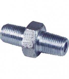 Nipple double 6 pans V4A 2 1/2" EF 280 male/male