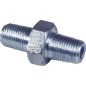 Nipple double 6 pans V4A 2 1/2" EF 280 male/male