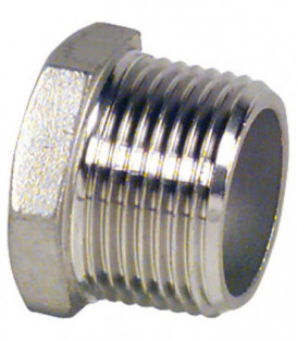 Raccord filete en acier inoxydable Reduction 1 1/2" x 1/2"