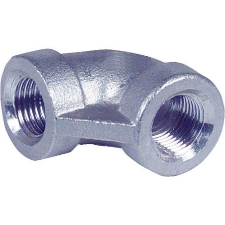 Acier inox Coude 90° V4A, 3/8" EF 90