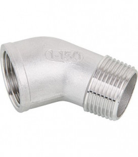 Coude 45° femelle/male 1/8", V4A