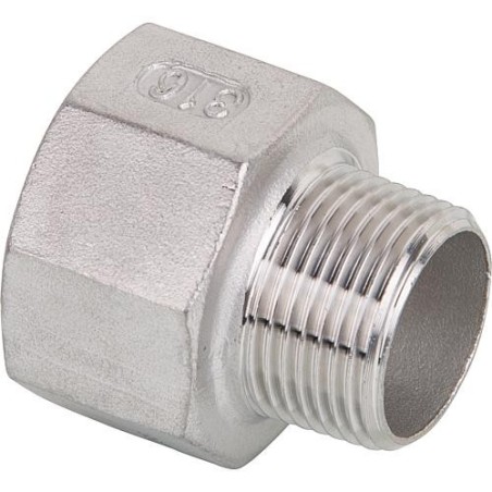 Mamelon V4A fem/male 1 1/2" x 1 1/2"